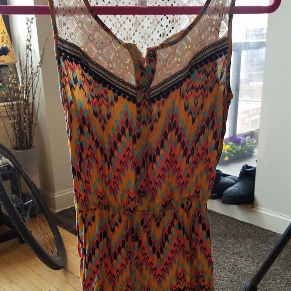 *💛 $ DROP*Gorg Aztec Print/Lace Knit Romper💛 - Picture 6 of 8